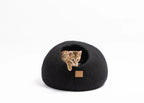 Night Black | Round Style Cave 4 - MiniPaw Luxe