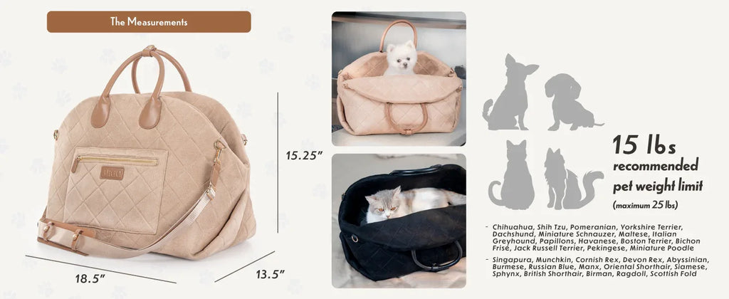 On The Purr-Suit Pet Tote Bag 3 - MiniPaw Luxe