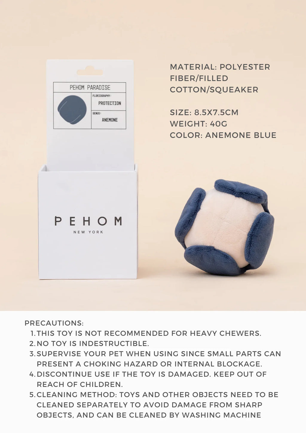 PARADISE PET TOY | Anemone 10 - MiniPaw Luxe