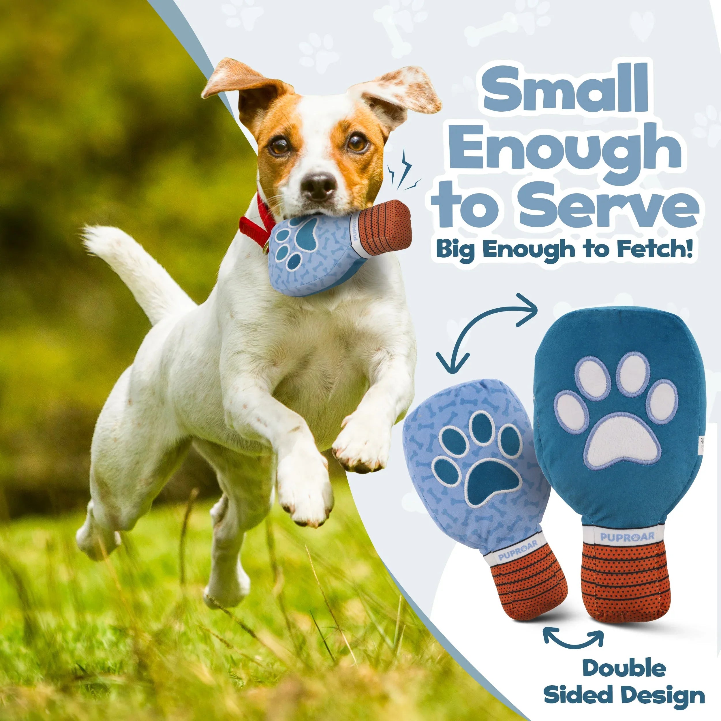 Pickleball Paddle Squeaky Crinkle Dog Toy 2 - MiniPaw Luxe