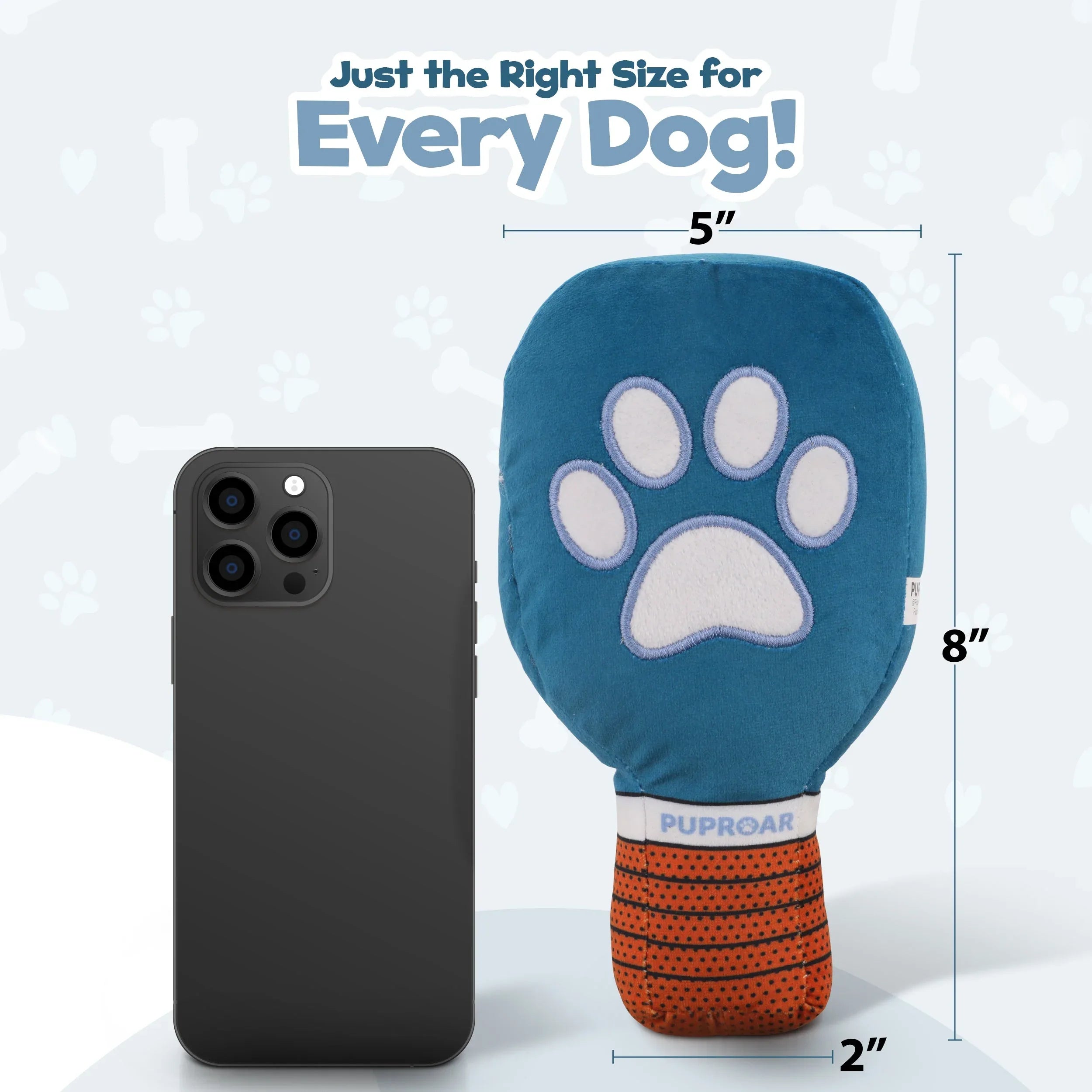 Pickleball Paddle Squeaky Crinkle Dog Toy 3 - MiniPaw Luxe