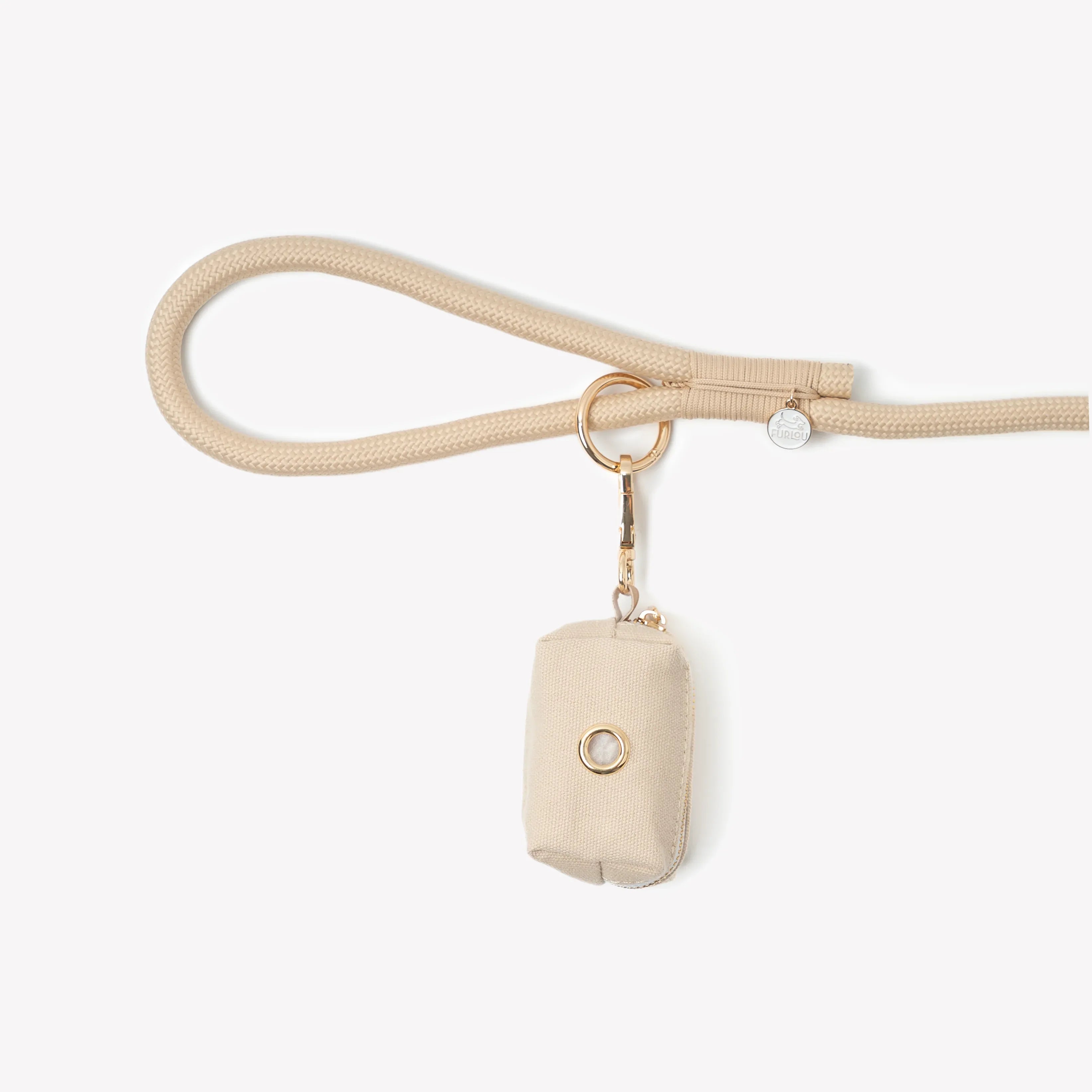 Poop Bag Holder | Tan 1 - MiniPaw Luxe
