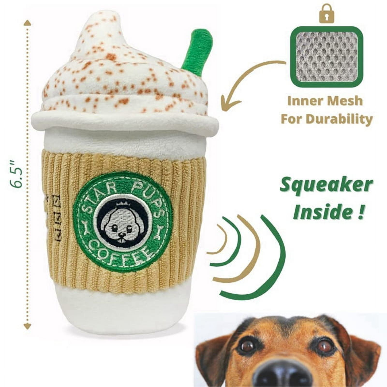 Star Pups Coffee Plush Toy