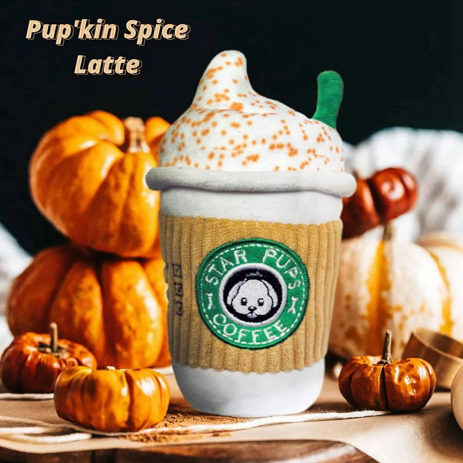 Star Pups Coffee Plush Toy