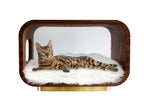 The LUNA Bed in Walnut