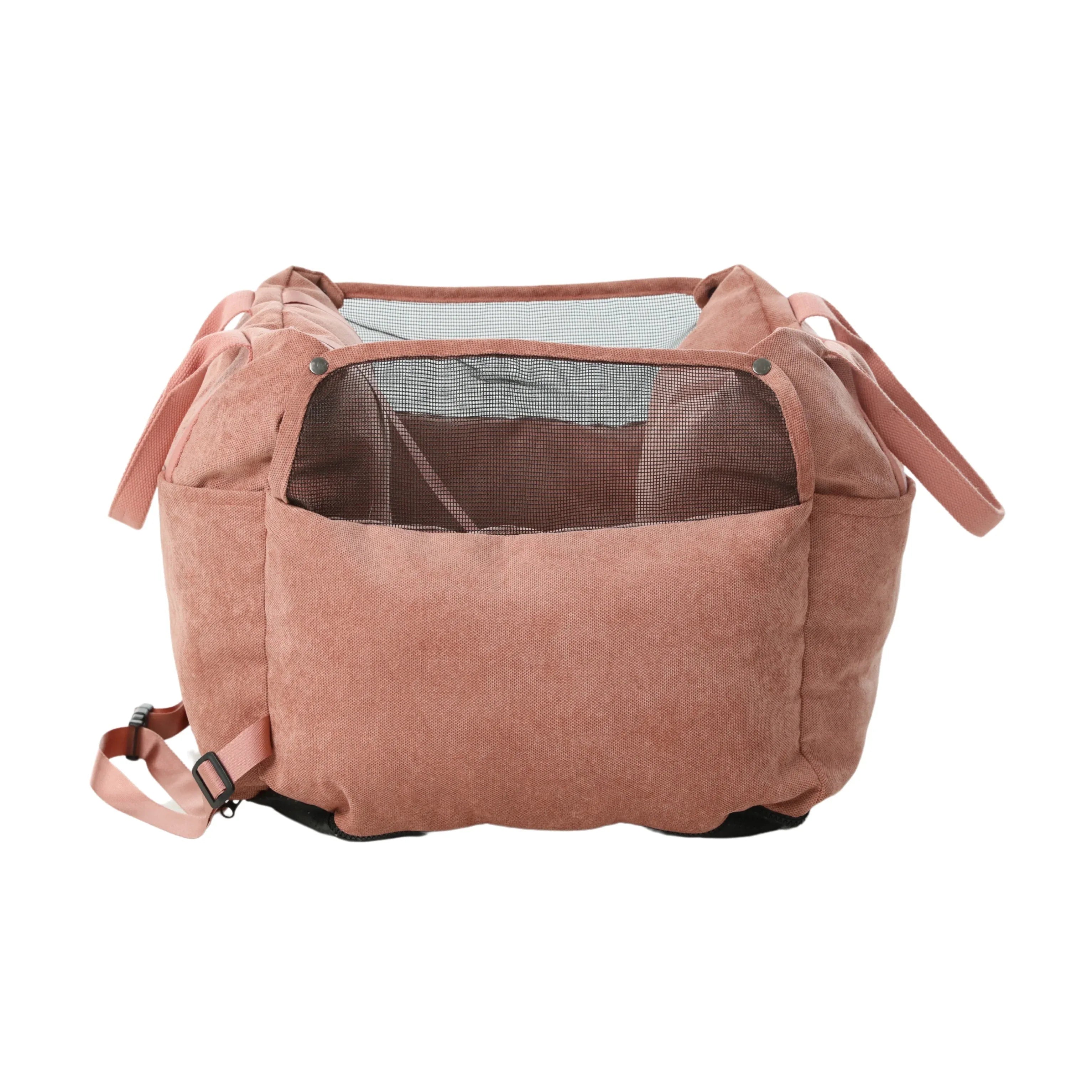 Puff Guard Dog Car Seat | Pink 11 - MiniPaw Luxe