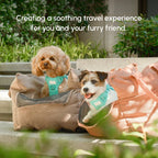 Puff Guard Dog Car Seat | Pink 15 - MiniPaw Luxe