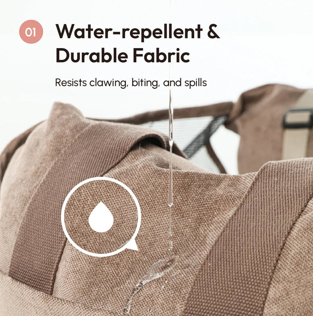 Puff Guard Dog Car Seat | Pink 16 - MiniPaw Luxe