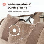 Puff Guard Dog Car Seat | Pink 16 - MiniPaw Luxe