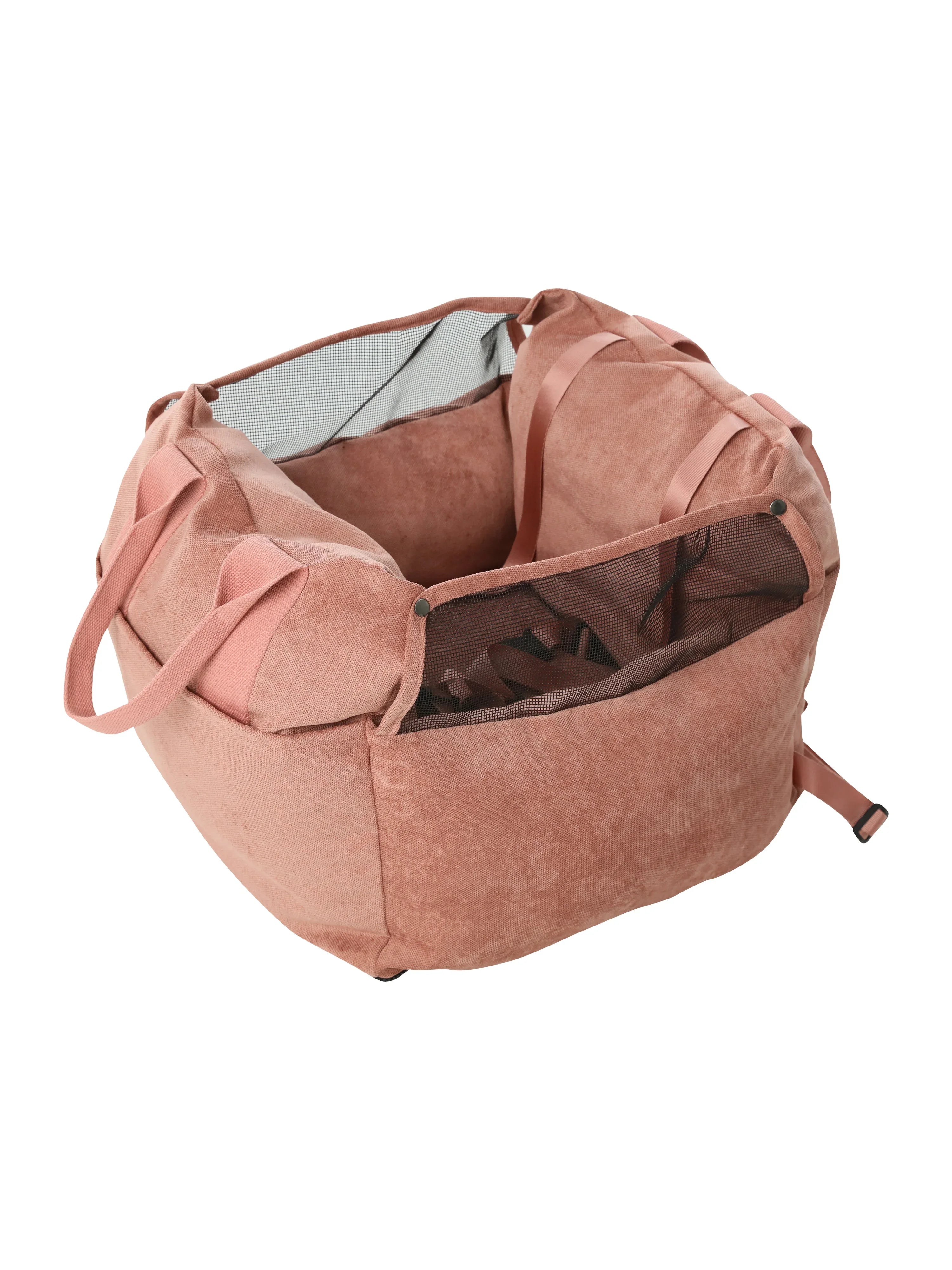 Puff Guard Dog Car Seat | Pink 1 - MiniPaw Luxe