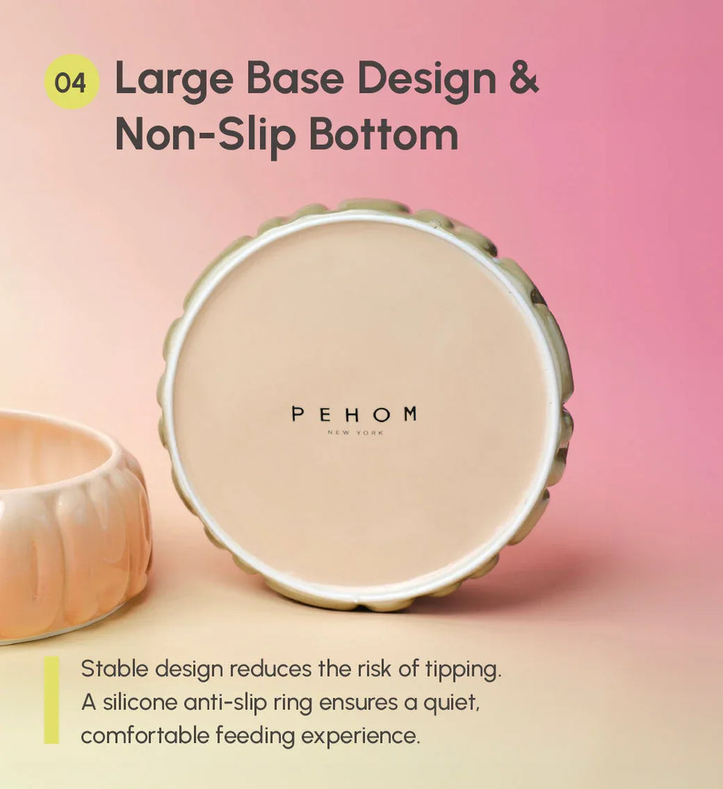 Puff Pet Bowl | Gradient Caramel 12 - MiniPaw Luxe