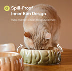 Puff Pet Bowl | Gradient Olive 9 - MiniPaw Luxe