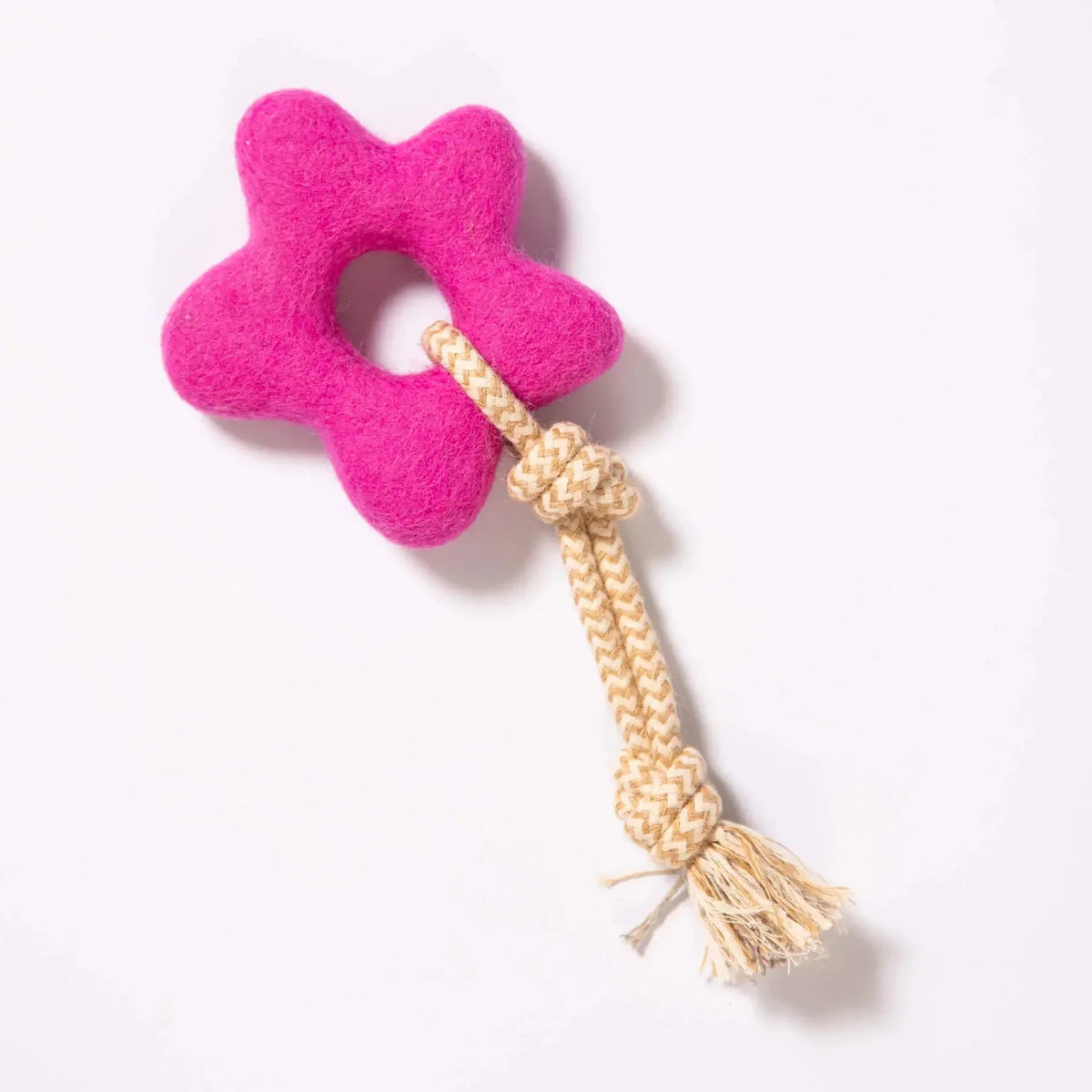 Pullin' Posies Felt Wool Toy 1 - MiniPaw Luxe