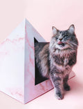 'Rose Quartz' Cat Pyramid 1 - MiniPaw Luxe