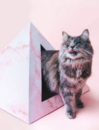 'Rose Quartz' Cat Pyramid 1 - MiniPaw Luxe