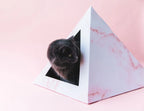 'Rose Quartz' Cat Pyramid 4 - MiniPaw Luxe