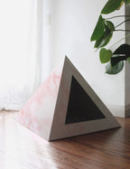 'Rose Quartz' Cat Pyramid 6 - MiniPaw Luxe