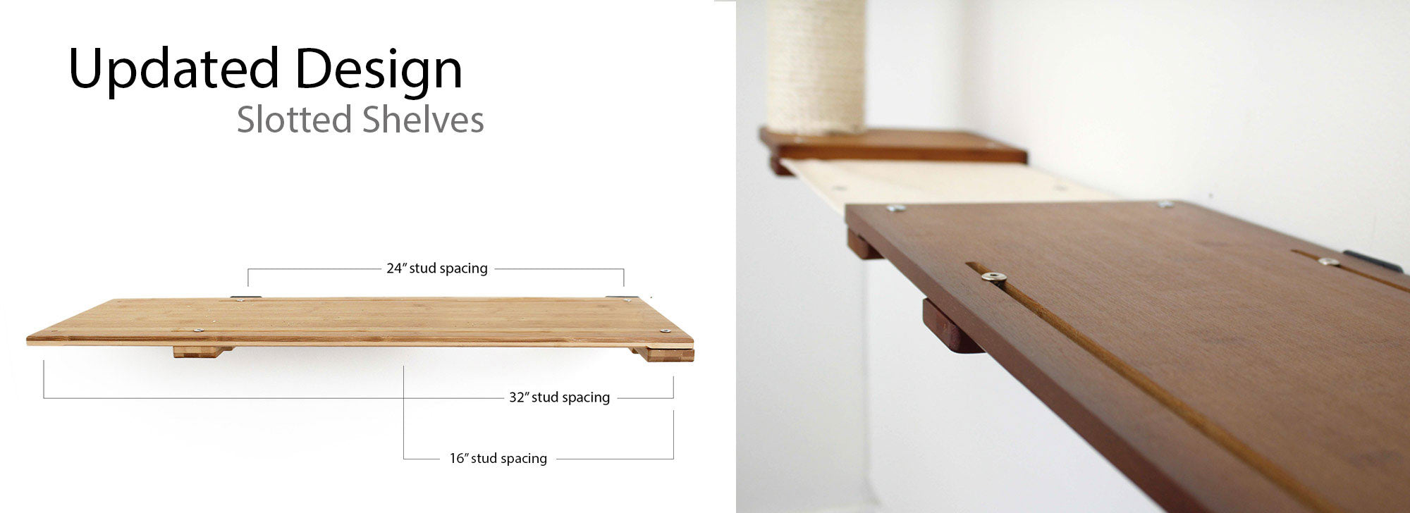Wall Mounted Cat Feeding Shelf