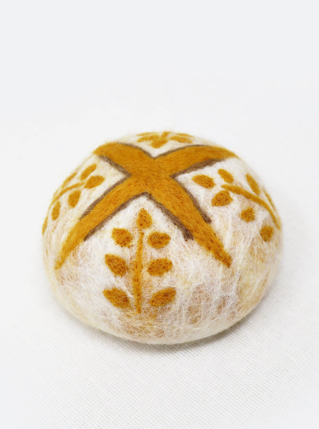 SOURDOUGH LOAF WOOL DOG TOY