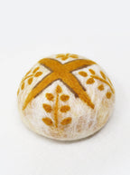 SOURDOUGH LOAF WOOL DOG TOY