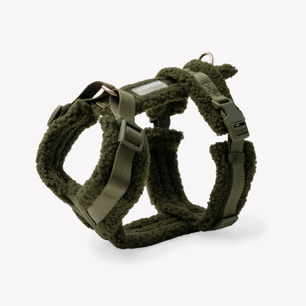 Sherpa Harness | Moss Green 1 - MiniPaw Luxe
