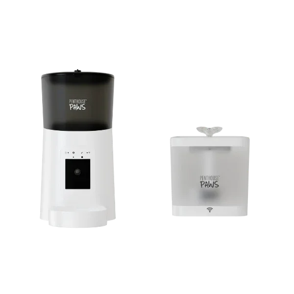Smart Pet Feeder and Water Fountain Bundle 2 - MiniPaw Luxe