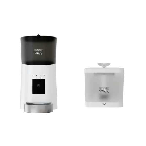Smart Pet Feeder and Water Fountain Bundle 3 - MiniPaw Luxe