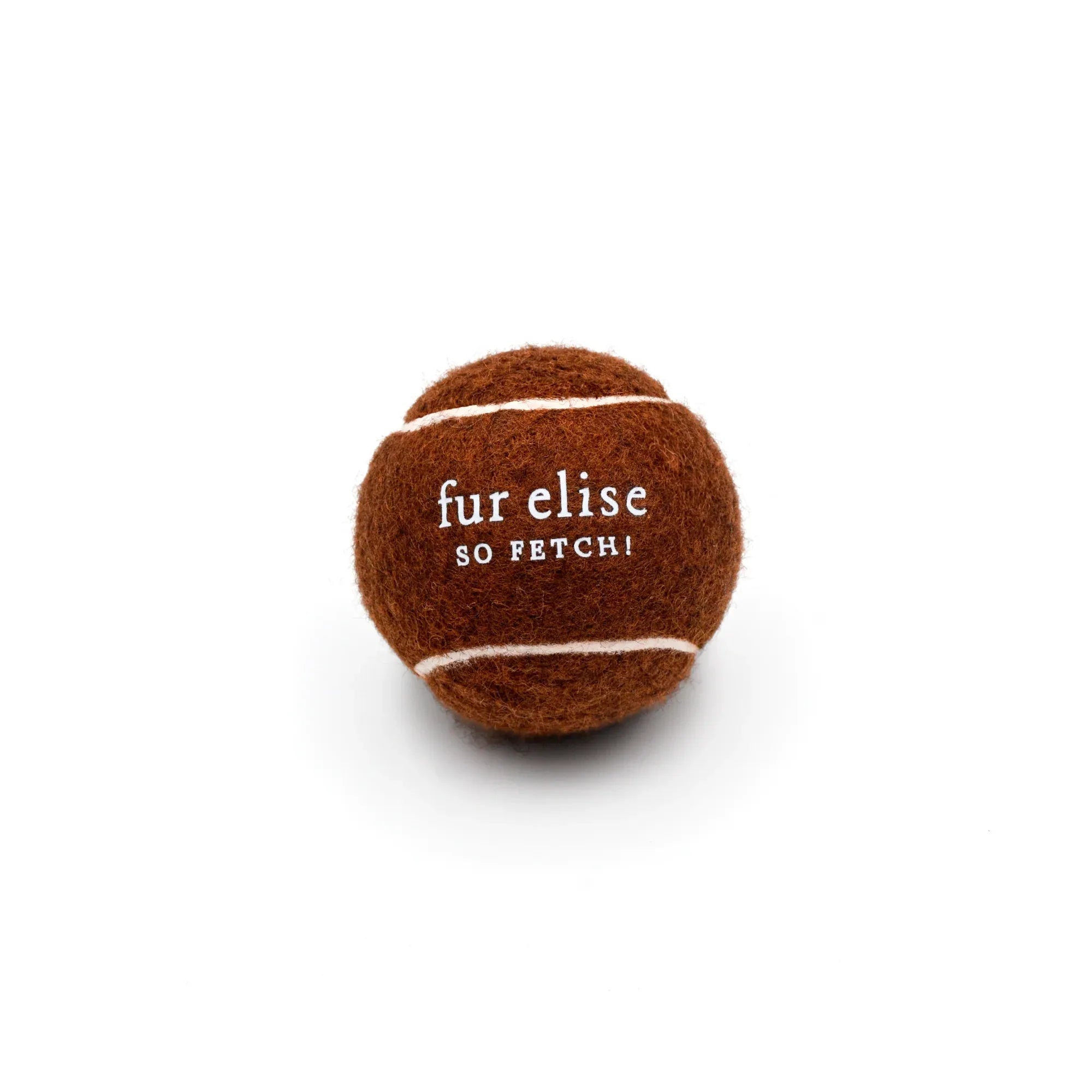 So Fetch! Tennis Ball | Brune 1 - MiniPaw Luxe