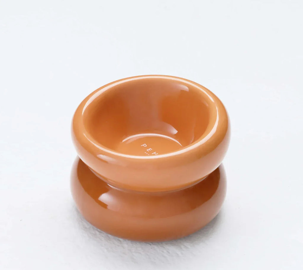 Soufflé Pet Bowl | Amber Orange 3 - MiniPaw Luxe