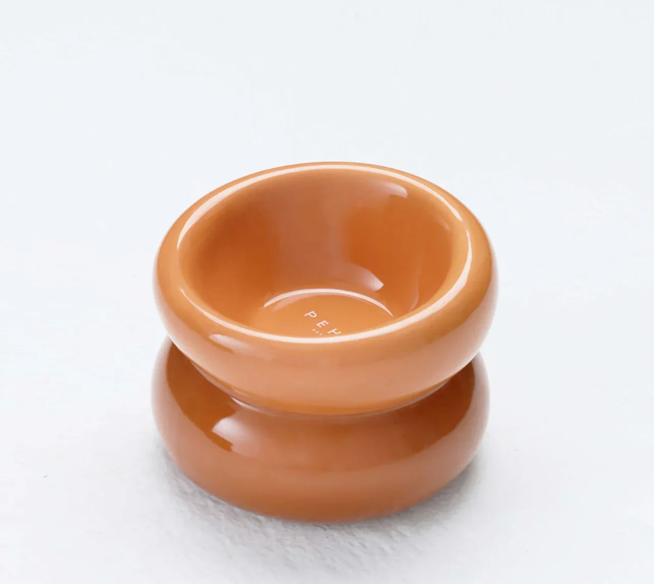 Soufflé Pet Bowl | Amber Orange 3 - MiniPaw Luxe