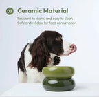 Soufflé Pet Bowl | Avocado Green 10 - MiniPaw Luxe