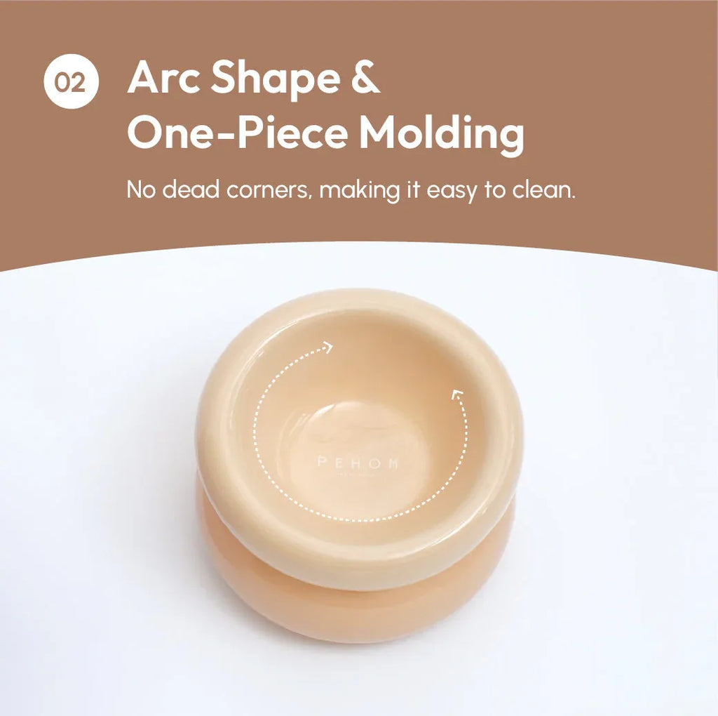 Soufflé Pet Bowl | Cream Beige 10 - MiniPaw Luxe