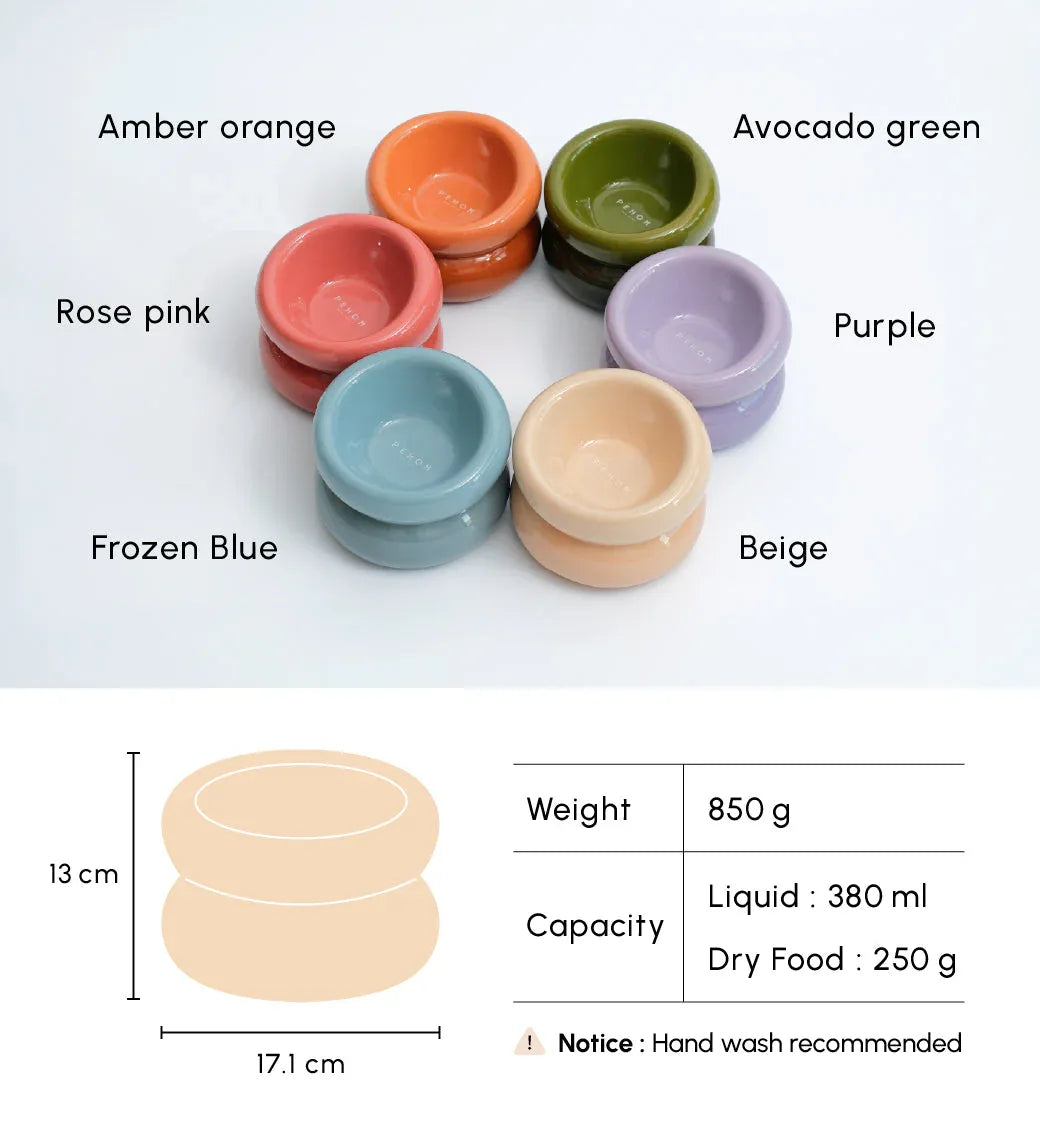 Soufflé Pet Bowl | Cream Beige 14 - MiniPaw Luxe