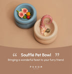 Soufflé Pet Bowl | Cream Beige 15 - MiniPaw Luxe