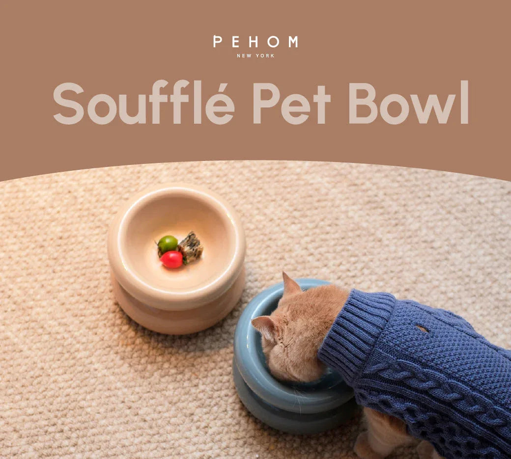 Soufflé Pet Bowl | Cream Beige 8 - MiniPaw Luxe