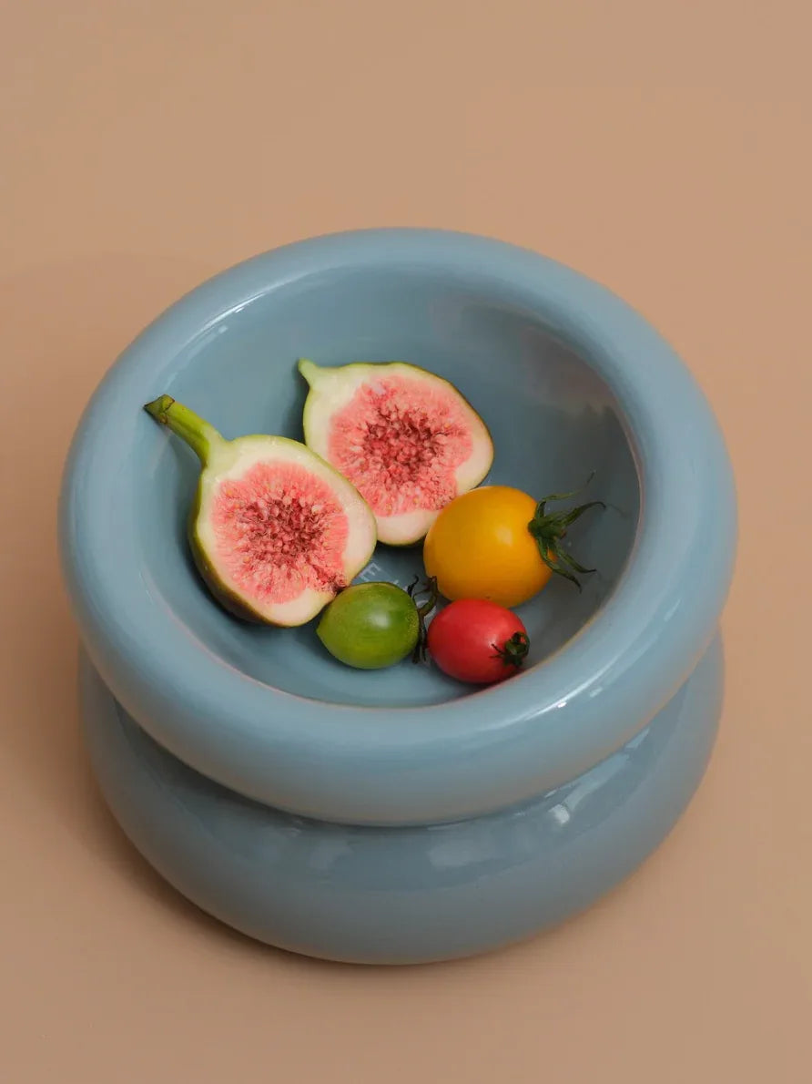 Soufflé Pet Bowl | Frozen Blue 7 - MiniPaw Luxe