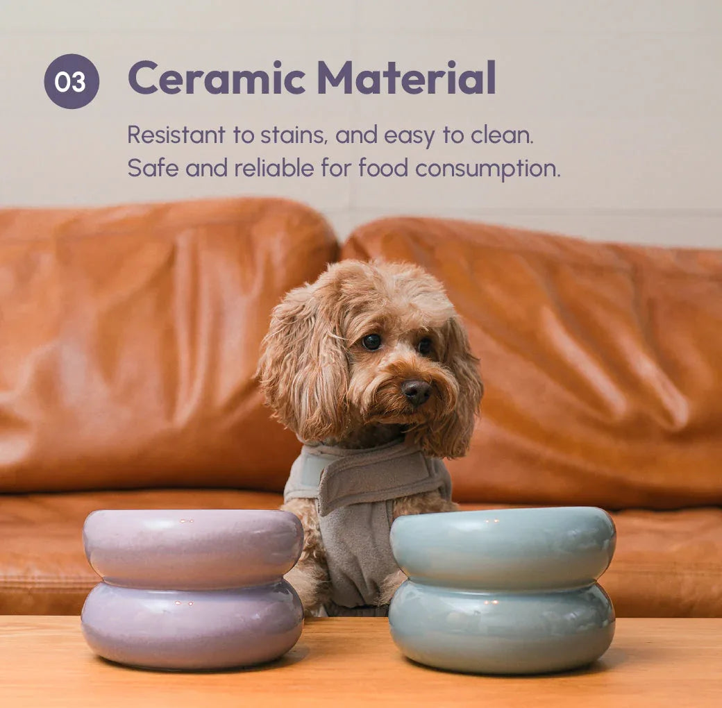 Soufflé Pet Bowl | Purple 11 - MiniPaw Luxe