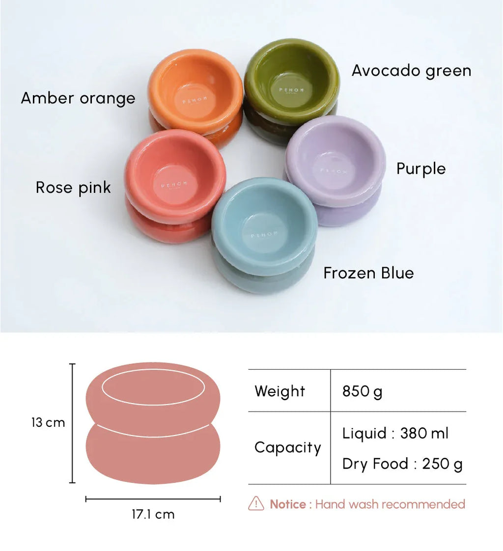 Soufflé Pet Bowl | Rose Pink 13 - MiniPaw Luxe
