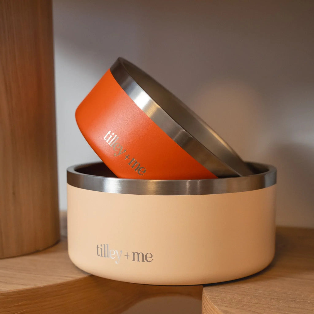 Stainless Steel Pet Bowl – Non-Slip, Durable & Dishwasher Safe | Tilley + Me 17 - MiniPaw Luxe