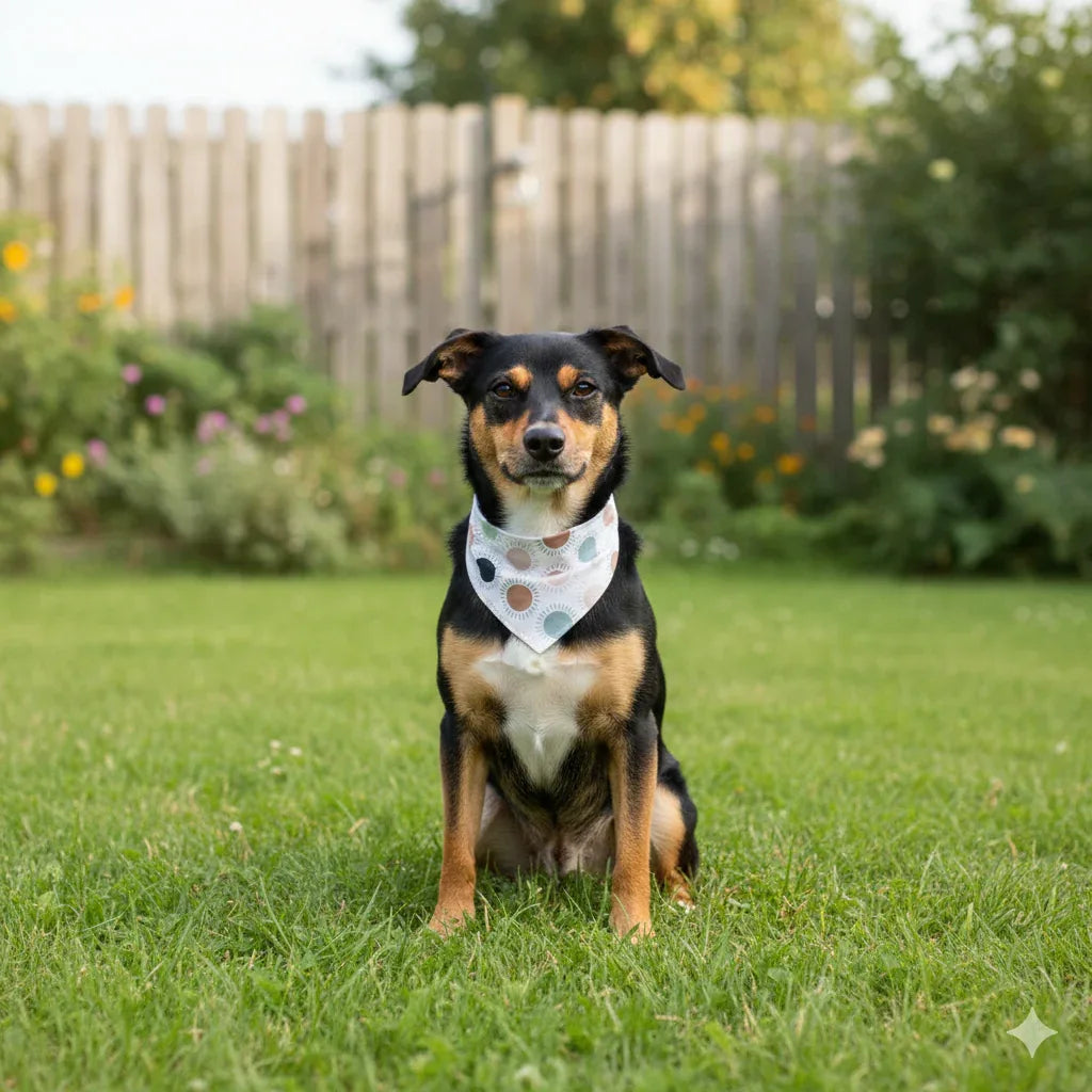 Sunshine Dog Bandana 3 - MiniPaw Luxe