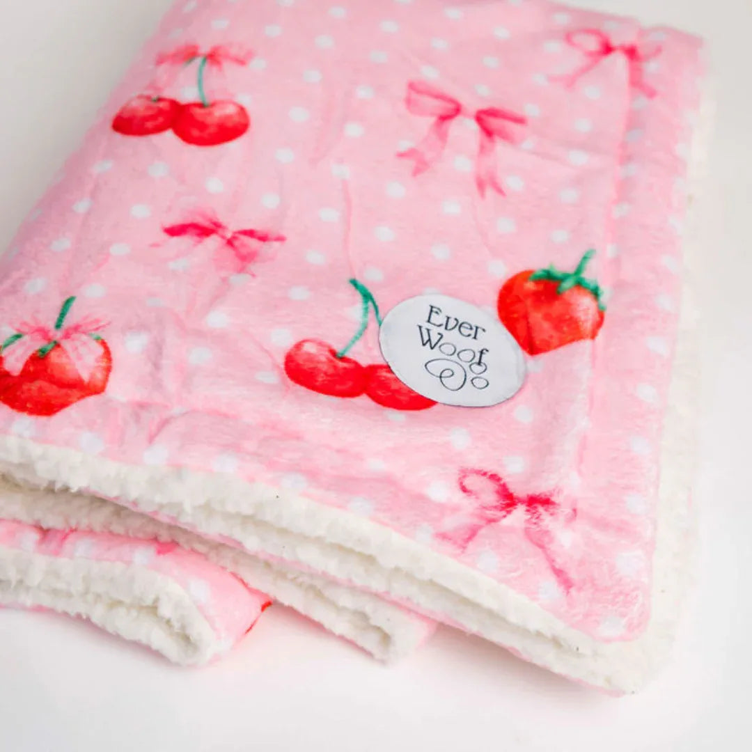 Sweet Cherie Dog Blanket 2 - MiniPaw Luxe