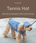 TENNIS HAT | Mocha 14 - MiniPaw Luxe