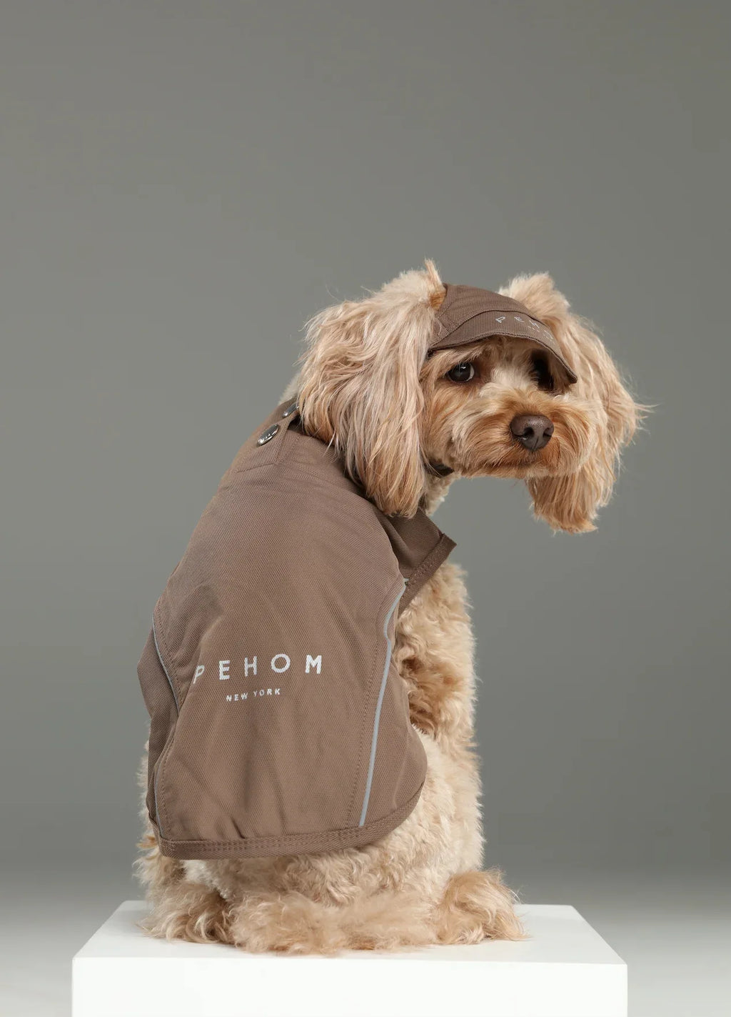 TENNIS HAT | Mocha 2 - MiniPaw Luxe