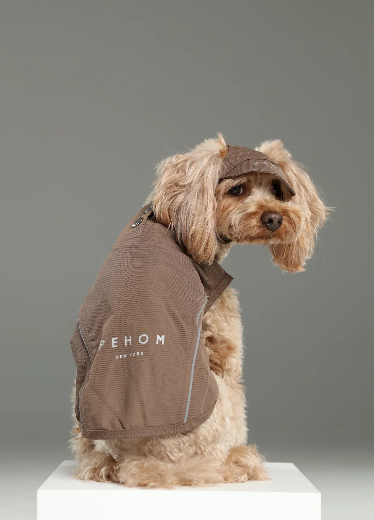 TENNIS HAT | Mocha 2 - MiniPaw Luxe