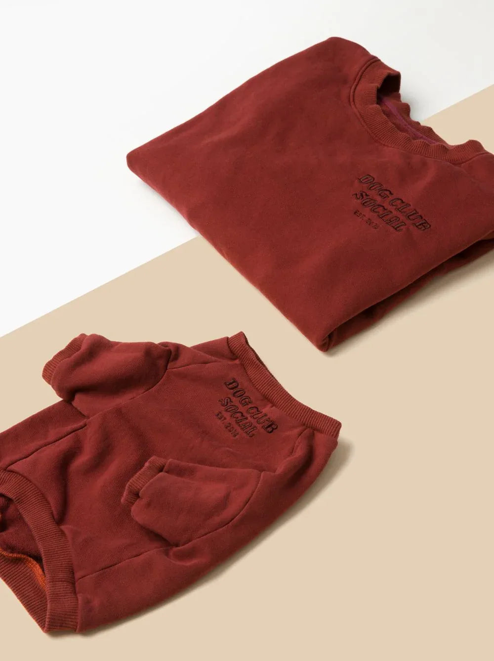 Terry Pullover | Maroon 4 - MiniPaw Luxe