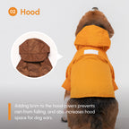 Tribeca Adjustable Velcro Raincoat | Egg Yolk 10 - MiniPaw Luxe