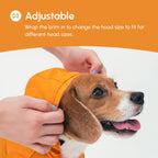 Tribeca Adjustable Velcro Raincoat | Egg Yolk 11 - MiniPaw Luxe
