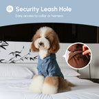 Tribeca Adjustable Velcro Raincoat | Light Blue 14 - MiniPaw Luxe