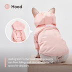Tribeca Adjustable Velcro Raincoat | Light Pink 10 - MiniPaw Luxe
