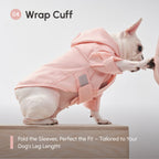 Tribeca Adjustable Velcro Raincoat | Light Pink 12 - MiniPaw Luxe